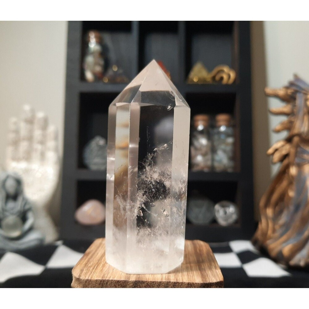 Clear Quartz Crystal Point - Picture 7 of 9